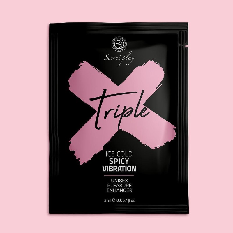 MONODOSIS TRIPLE X - 3 IN 1 UNISEX PLEASURE ENHANCER GEL 2 ML MONODOSIS TRIPLE X - 3 IN 1 UNISEX PLEASURE ENHANCER GEL 2 ML