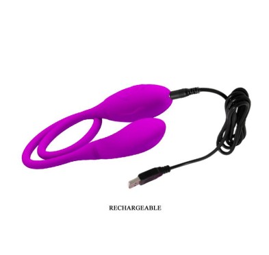Wibrator podwójny dwustronny zginany 7 trybów 60cm Wibrator podwójny dwustronny zginany 7 trybów 60cm