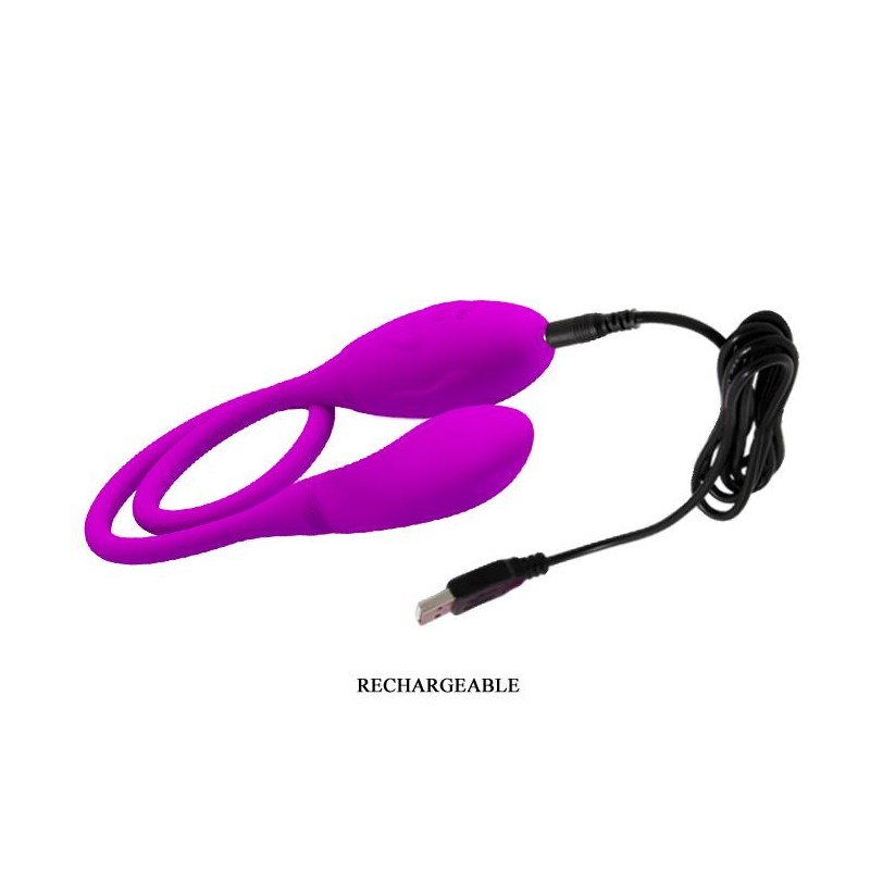 Wibrator podwójny dwustronny zginany 7 trybów 60cm Wibrator podwójny dwustronny zginany 7 trybów 60cm