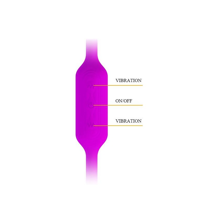 Podwójny wibrator analny waginalny 12 trybów 65cm Podwójny wibrator analny waginalny 12 trybów 65cm