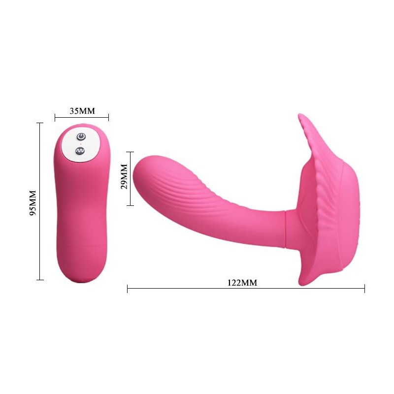 Wibrator do majtek punkt g pilot 12cm 30 trybów Wibrator do majtek punkt g pilot 12cm 30 trybów