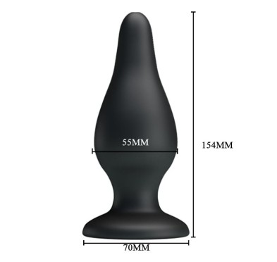 Korek analny zatyczka unisex masażer prostaty 15cm Korek analny zatyczka unisex masażer prostaty 15cm