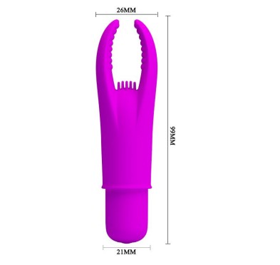 Masażer łechtaczki mini wibrator sex 12 trybów 9cm Masażer łechtaczki mini wibrator sex 12 trybów 9cm