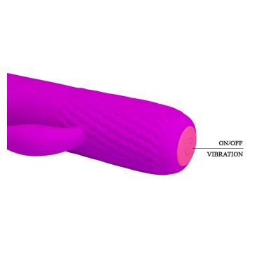 Wibrator ze stymulatorem łechtaczki 12 trybów 15cm Wibrator ze stymulatorem łechtaczki 12 trybów 15cm