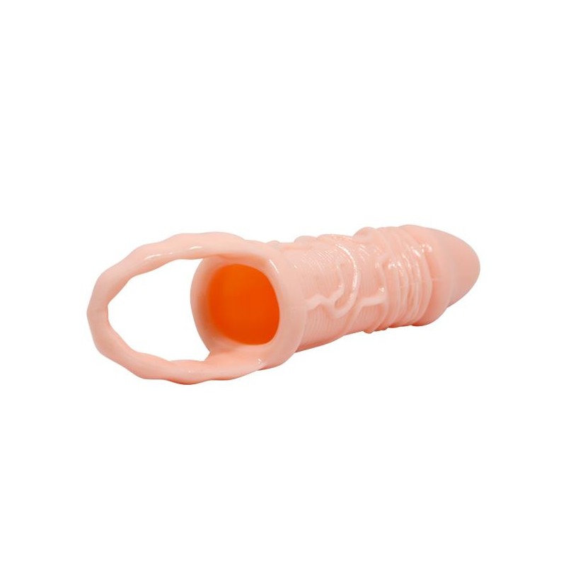 Nakładka na penisa przedłużająca pogrubiająca 15cm Nakładka na penisa przedłużająca pogrubiająca 15cm