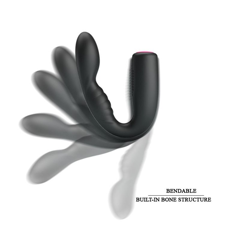 Wibrator wyginany podwójny dwustronny 12 tryb 14cm Wibrator wyginany podwójny dwustronny 12 tryb 14cm
