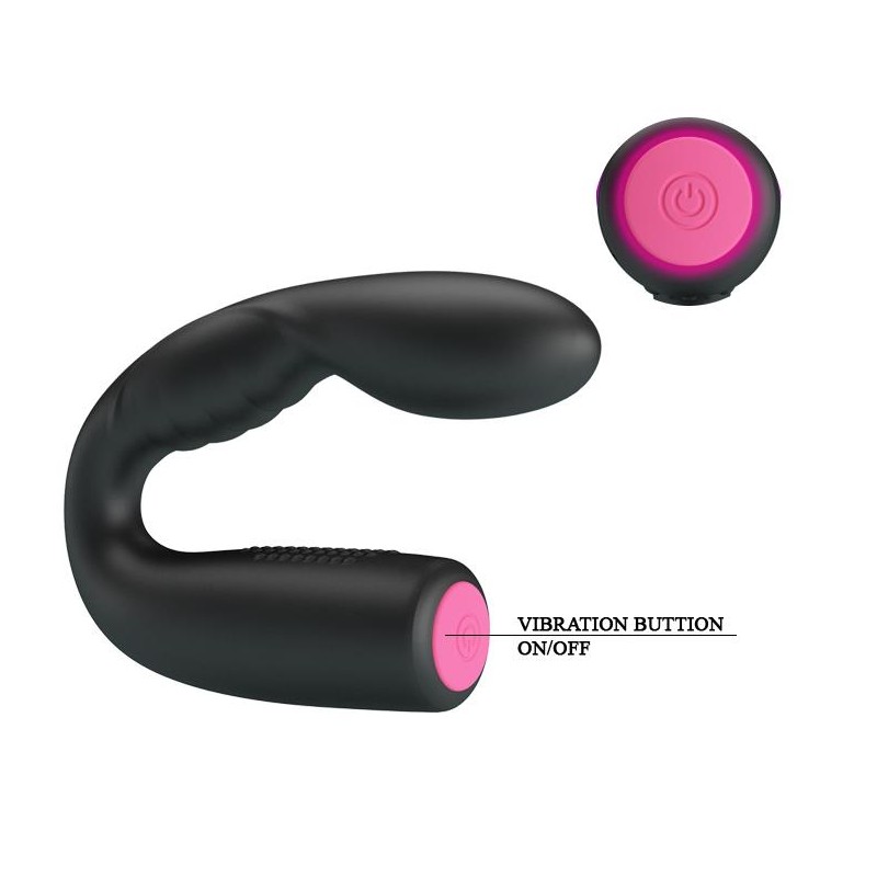 Wibrator wyginany podwójny dwustronny 12 tryb 14cm Wibrator wyginany podwójny dwustronny 12 tryb 14cm