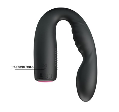 Wibrator wyginany podwójny dwustronny 12 tryb 14cm Wibrator wyginany podwójny dwustronny 12 tryb 14cm