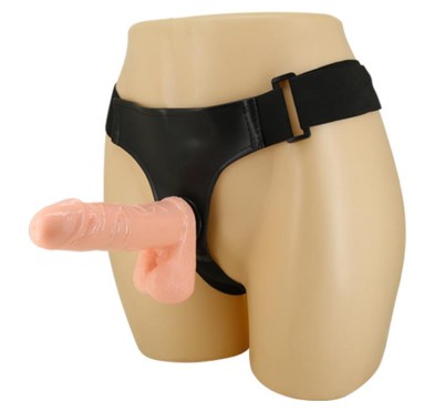Uprząż dildo strapon lesbijskie penis członek 17cm Uprząż dildo strapon lesbijskie penis członek 17cm
