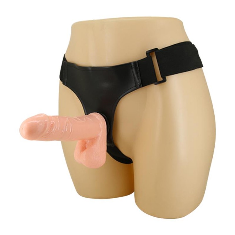 Uprząż dildo strapon lesbijskie penis członek 17cm Uprząż dildo strapon lesbijskie penis członek 17cm