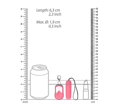 Vibrating Remote Bullet - Pink