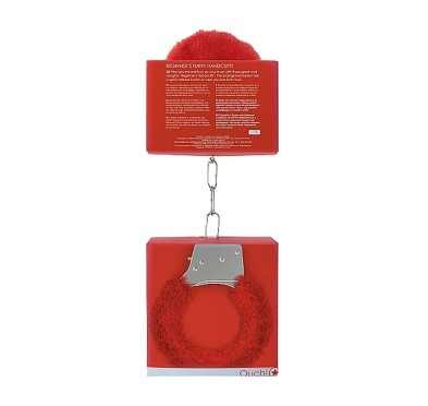 Beginner"s Handcuffs Furry - Red
