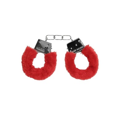 Beginner"s Handcuffs Furry - Red