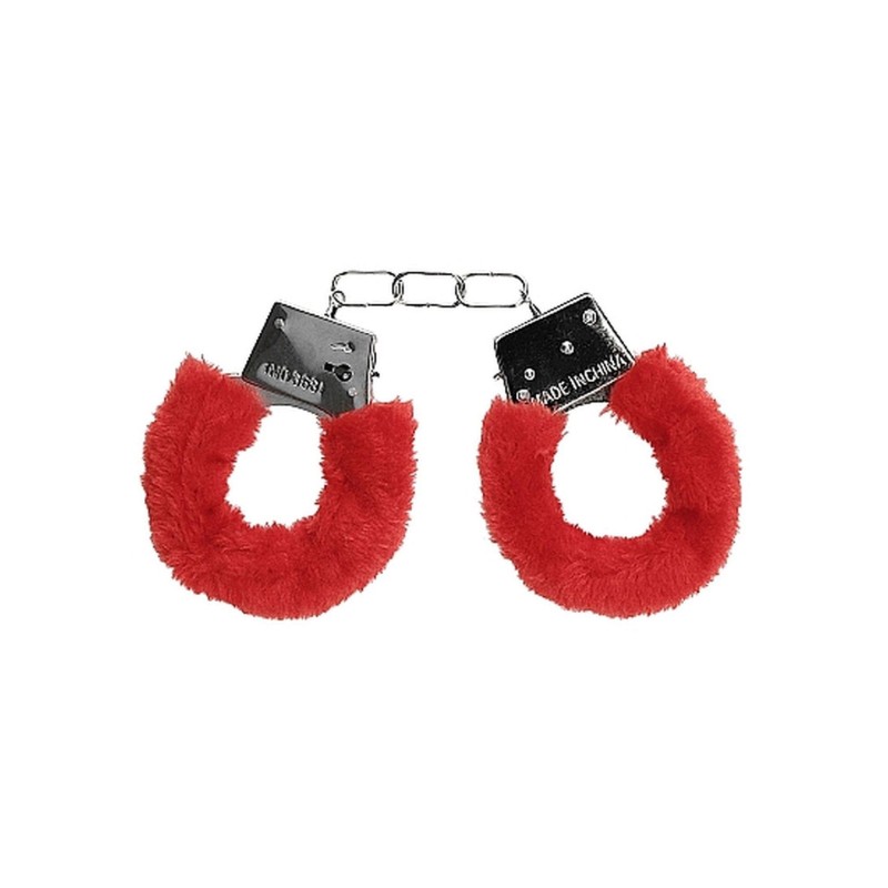 Beginner"s Handcuffs Furry - Red