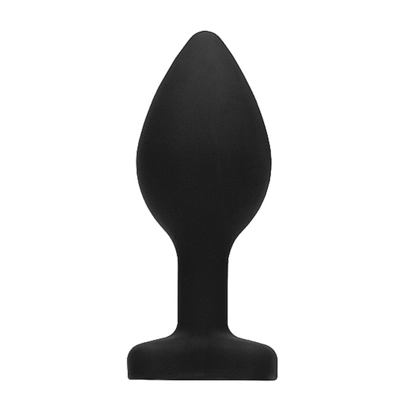 Gładki korek analny zatyczka plug czarny 7,5cm Gładki korek analny zatyczka plug czarny 7,5cm