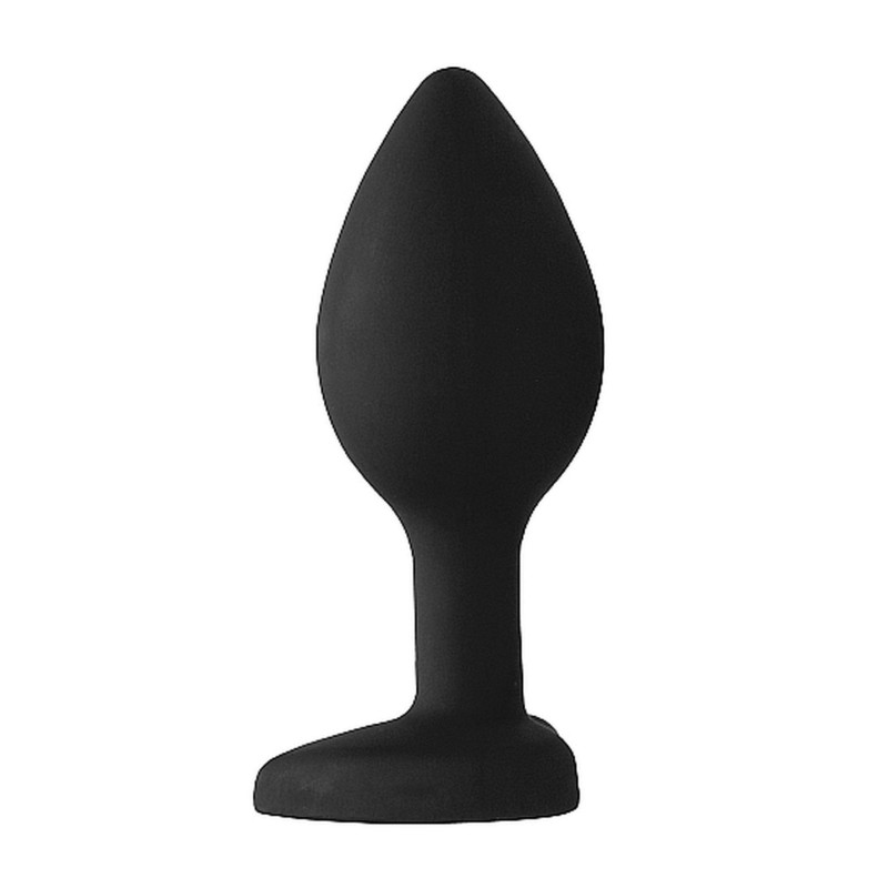 Gładki korek analny zatyczka plug czarny 7,5cm Gładki korek analny zatyczka plug czarny 7,5cm