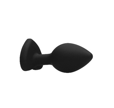 Gładki korek analny zatyczka plug czarny 7,5cm Gładki korek analny zatyczka plug czarny 7,5cm