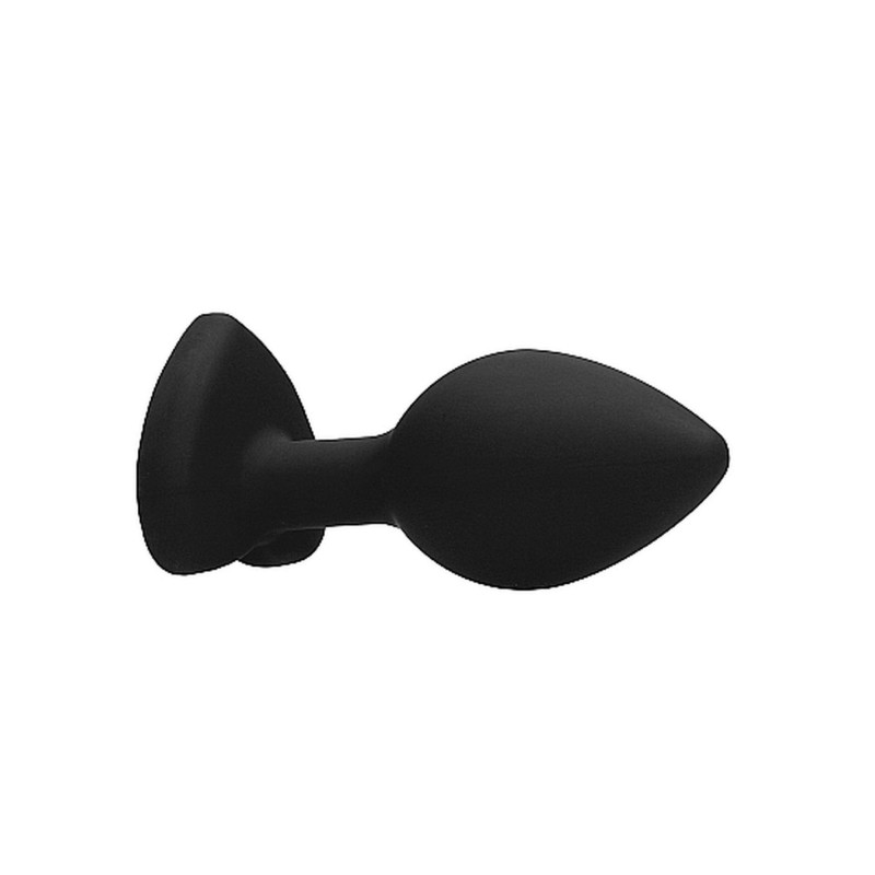 Gładki korek analny zatyczka plug czarny 7,5cm Gładki korek analny zatyczka plug czarny 7,5cm