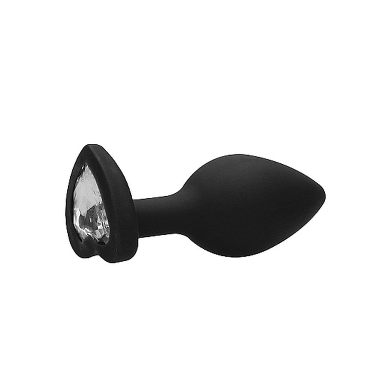 Gładki korek analny zatyczka plug czarny 7,5cm Gładki korek analny zatyczka plug czarny 7,5cm