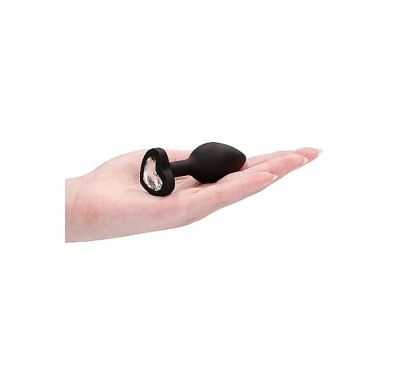 Gładki korek analny zatyczka plug czarny 7,5cm Gładki korek analny zatyczka plug czarny 7,5cm
