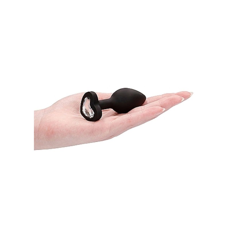 Gładki korek analny zatyczka plug czarny 7,5cm Gładki korek analny zatyczka plug czarny 7,5cm