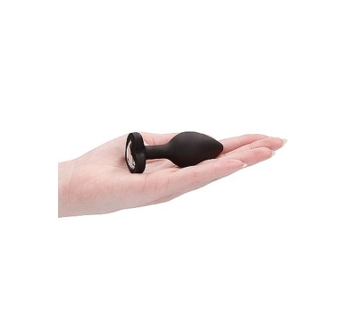 Gładki korek analny zatyczka plug czarny 7,5cm Gładki korek analny zatyczka plug czarny 7,5cm