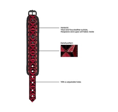 Luxury Hand Cuffs - Burgundy