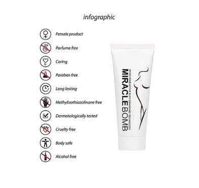 Żel ujędrniający powiększający piersi biust 100 ml Żel ujędrniający powiększający piersi biust 100 ml