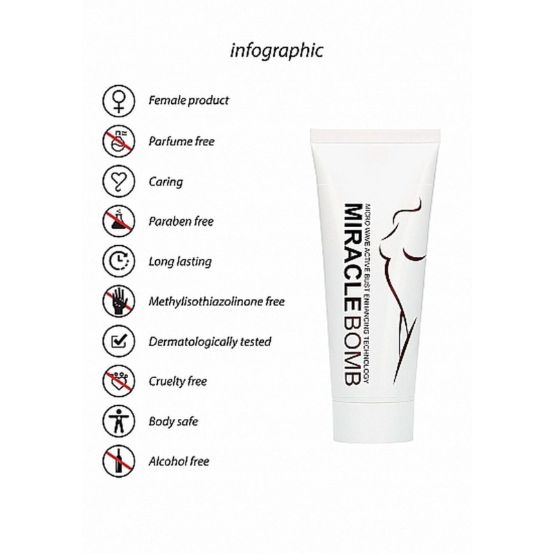 Żel ujędrniający powiększający piersi biust 100 ml Żel ujędrniający powiększający piersi biust 100 ml