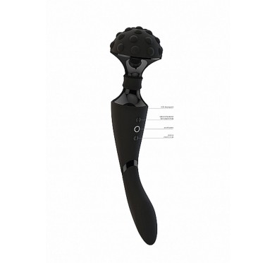 Dwustronny masażer łechtaczki wibrator 28cm 10tryb Dwustronny masażer łechtaczki wibrator 28cm 10tryb