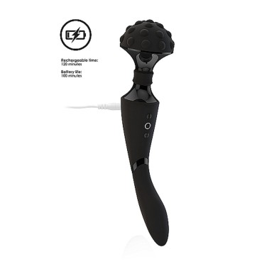 Dwustronny masażer łechtaczki wibrator 28cm 10tryb Dwustronny masażer łechtaczki wibrator 28cm 10tryb