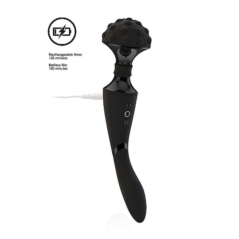 Dwustronny masażer łechtaczki wibrator 28cm 10tryb Dwustronny masażer łechtaczki wibrator 28cm 10tryb