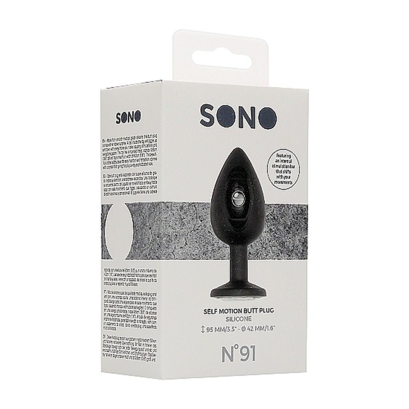 Korek analny zatyczka wibrująca wydrążona sex 9cm Korek analny zatyczka wibrująca wydrążona sex 9cm