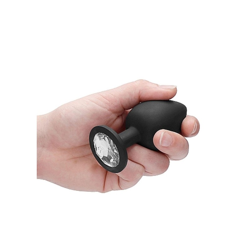 Korek analny zatyczka wibrująca wydrążona sex 9cm Korek analny zatyczka wibrująca wydrążona sex 9cm