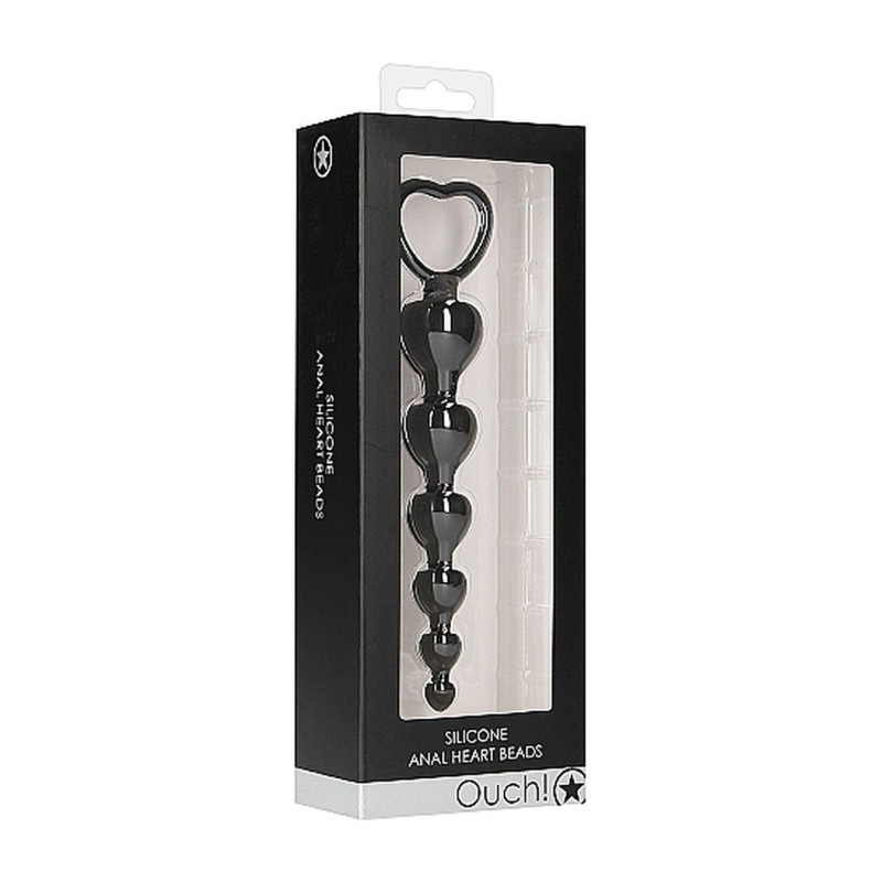 Korek zatyczka analna koraliki z uchwytem 18,5 cm Korek zatyczka analna koraliki z uchwytem 18,5 cm
