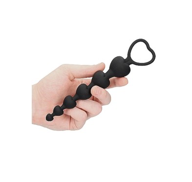 Korek zatyczka analna koraliki z uchwytem 18,5 cm Korek zatyczka analna koraliki z uchwytem 18,5 cm