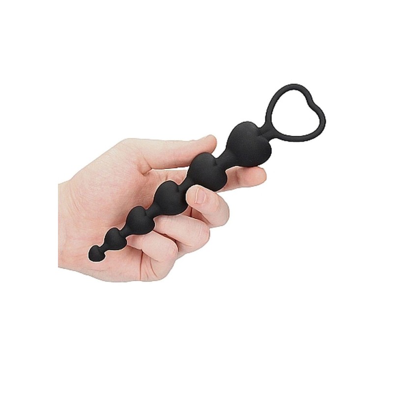Korek zatyczka analna koraliki z uchwytem 18,5 cm Korek zatyczka analna koraliki z uchwytem 18,5 cm