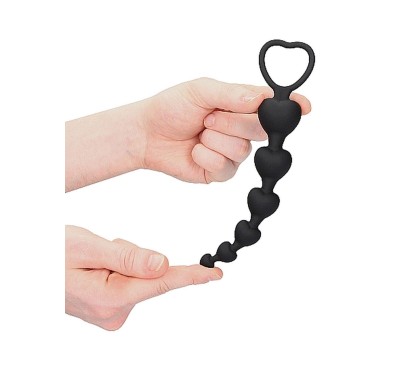 Korek zatyczka analna koraliki z uchwytem 18,5 cm Korek zatyczka analna koraliki z uchwytem 18,5 cm