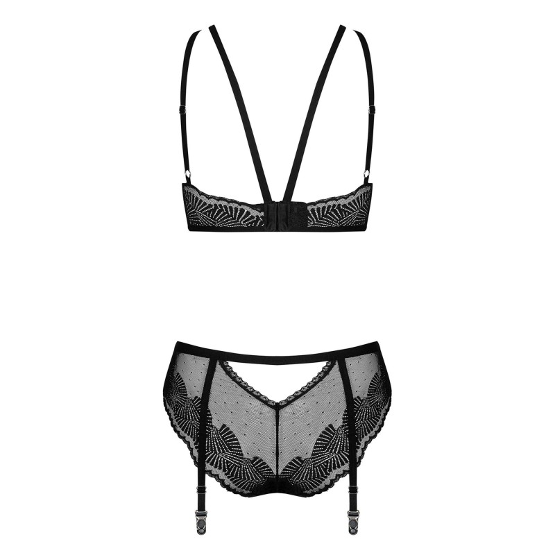 Biustonosz figi sex komplet obsessive allastia s/m