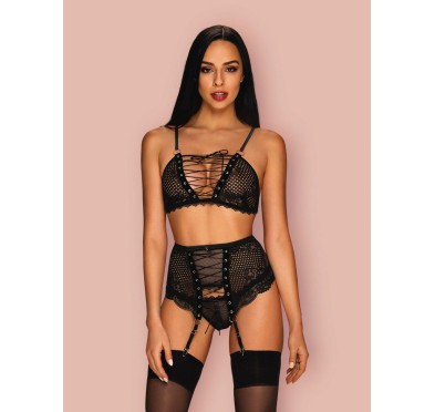 Komplet stanik pas stringi obsessive basitta s/m Komplet stanik pas stringi obsessive basitta s/m