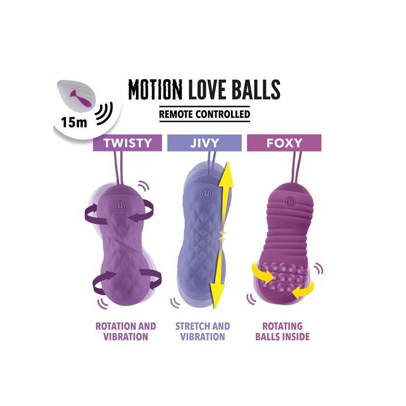 FeelzToys - Op afstand bestuurbare liefdesballen Foxy