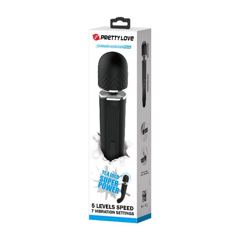Stymulator masażer magiczna różdżka 29cm 7 trybów Stymulator masażer magiczna różdżka 29cm 7 trybów