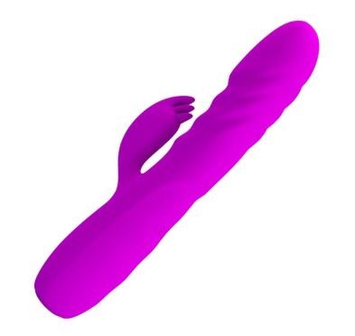 Wibrator króliczek posuwisty pchający 12 tryb 20cm Wibrator króliczek posuwisty pchający 12 tryb 20cm