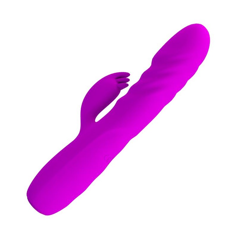 Wibrator króliczek posuwisty pchający 12 tryb 20cm Wibrator króliczek posuwisty pchający 12 tryb 20cm