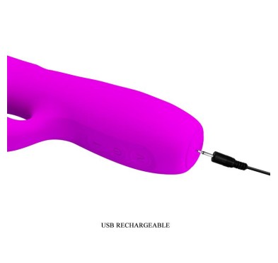 Wibrator króliczek posuwisty pchający 12 tryb 20cm Wibrator króliczek posuwisty pchający 12 tryb 20cm