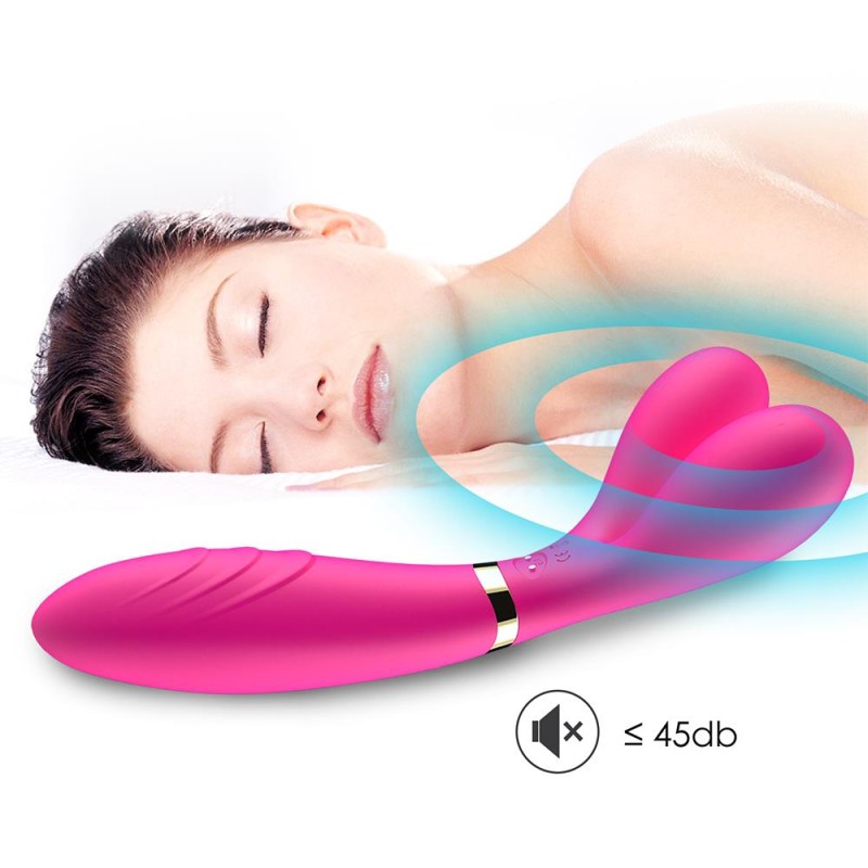 Podwójny wibrator masażer stymulator 9 trybów 19cm Podwójny wibrator masażer stymulator 9 trybów 19cm