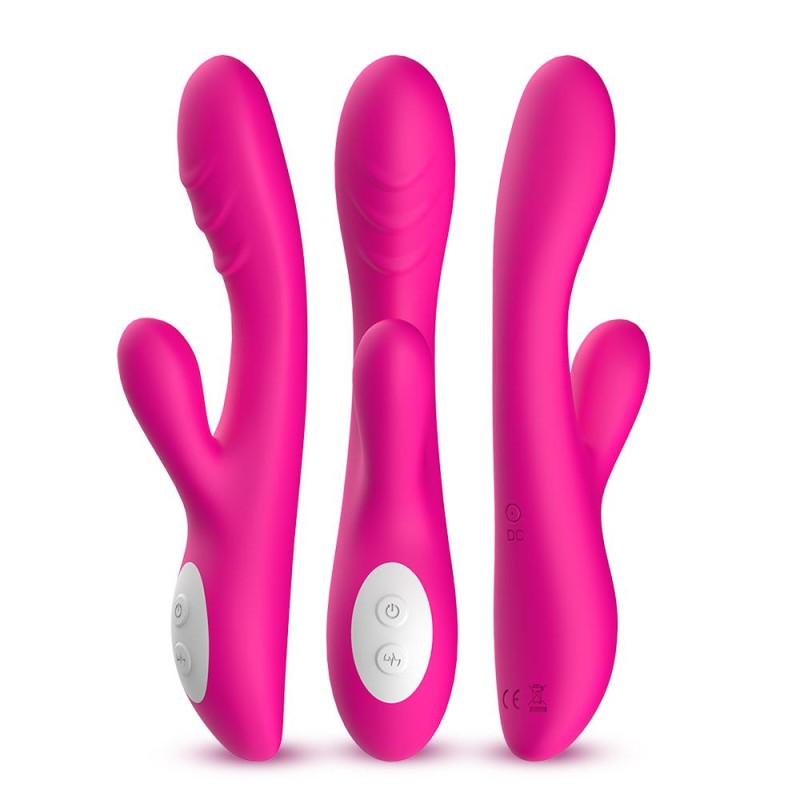 Wibrator króliczek podgrzewany ciepły 9 tryb 22 cm Wibrator króliczek podgrzewany ciepły 9 tryb 22 cm
