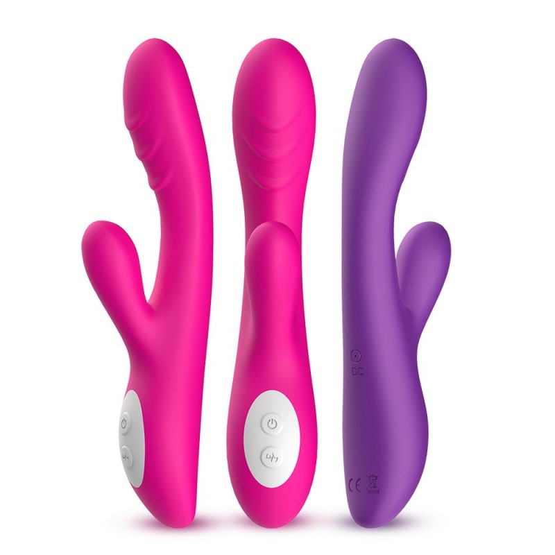 Wibrator króliczek podgrzewany ciepły 9 tryb 22 cm Wibrator króliczek podgrzewany ciepły 9 tryb 22 cm