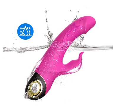 Wibrator królik z masażerem łechtaczki 22cm 9 tryb Wibrator królik z masażerem łechtaczki 22cm 9 tryb
