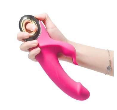 Wibrator królik z masażerem łechtaczki 22cm 9 tryb Wibrator królik z masażerem łechtaczki 22cm 9 tryb